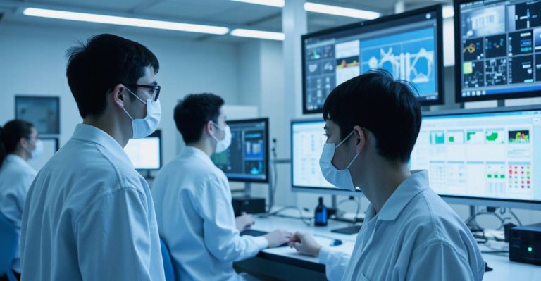 Laboratoire scientifique sécurisé cybersécurité IIoT SCADA biotech, normes ANSSI, protections OT/IT actifs recherche