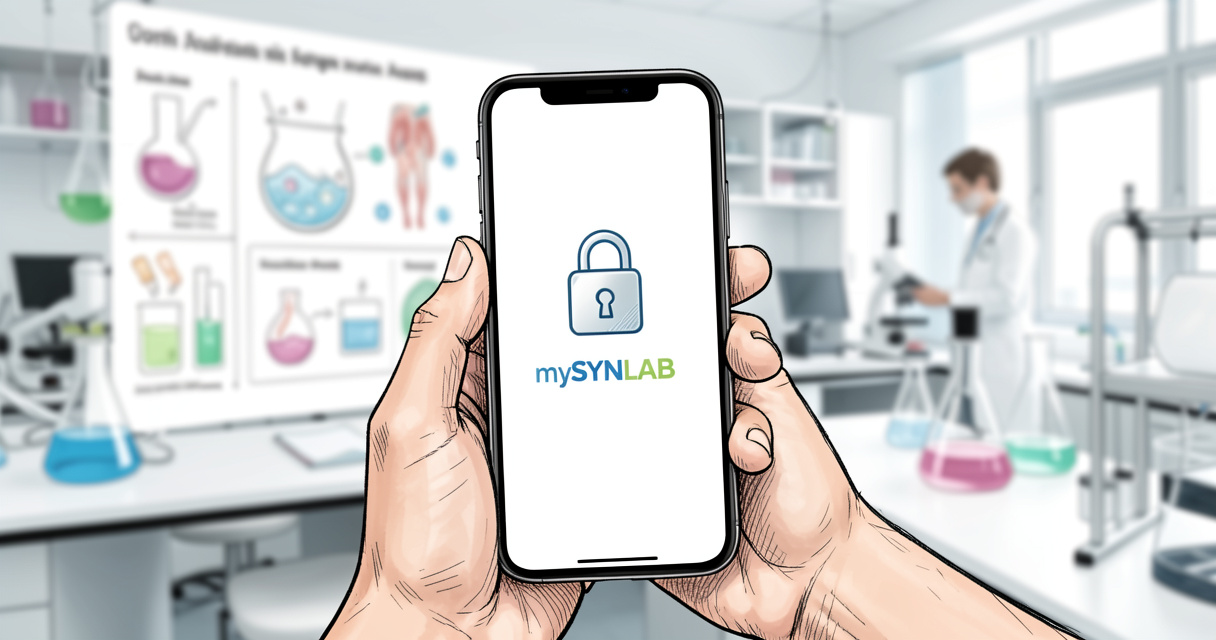 Connexion à mon compte mySYNLAB depuis un smartphone sécurisé