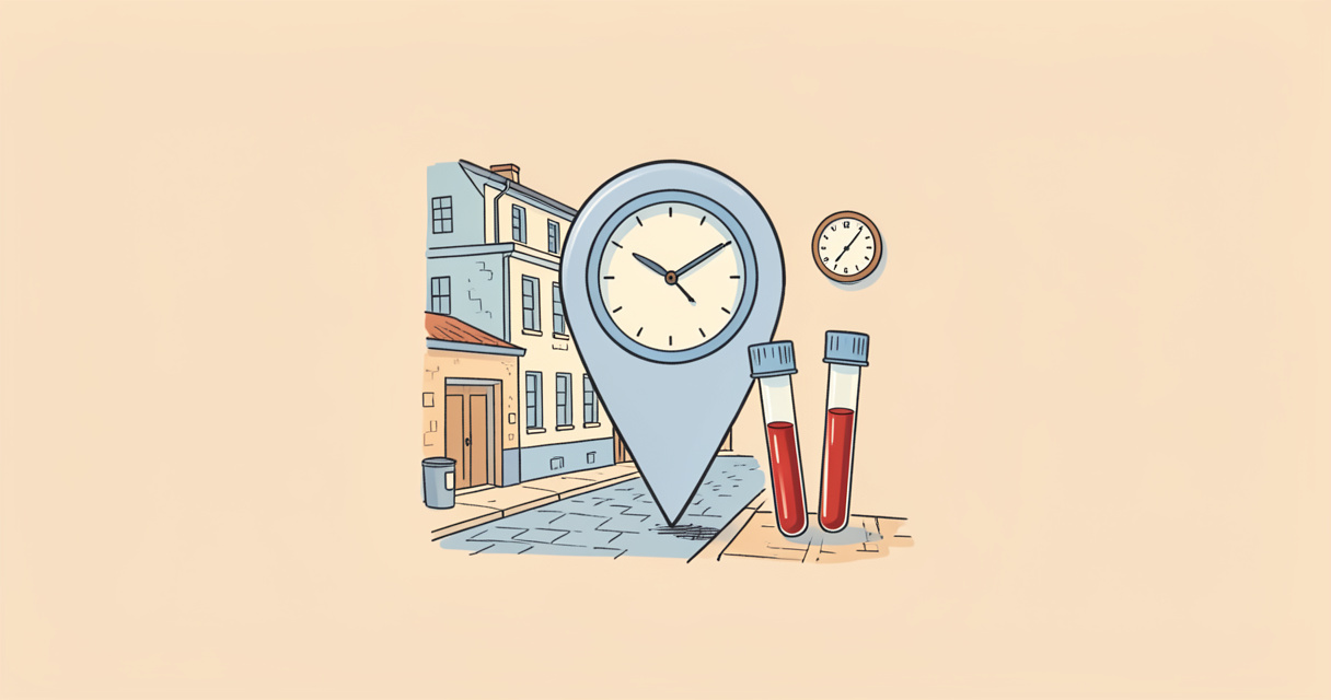 Accès et localisation du laboratoire de Carqueiranne avenue de la Gare