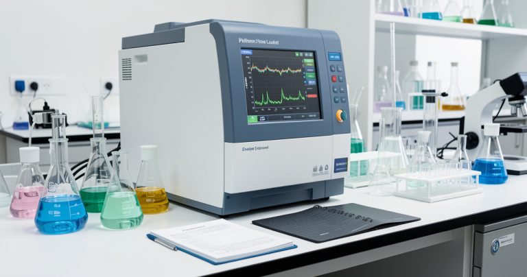 Banc de chromatographie liquide HPLC et suivi de robustesse en laboratoire analytique