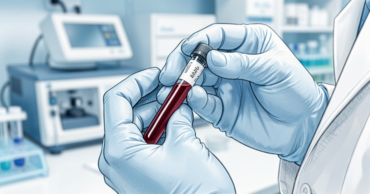 Prélèvement sanguin dans un laboratoire de biologie médicale Bio Med